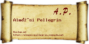 Almási Pellegrin névjegykártya